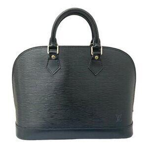 Louis Vuitton Alma Handbag Epi Noir Black